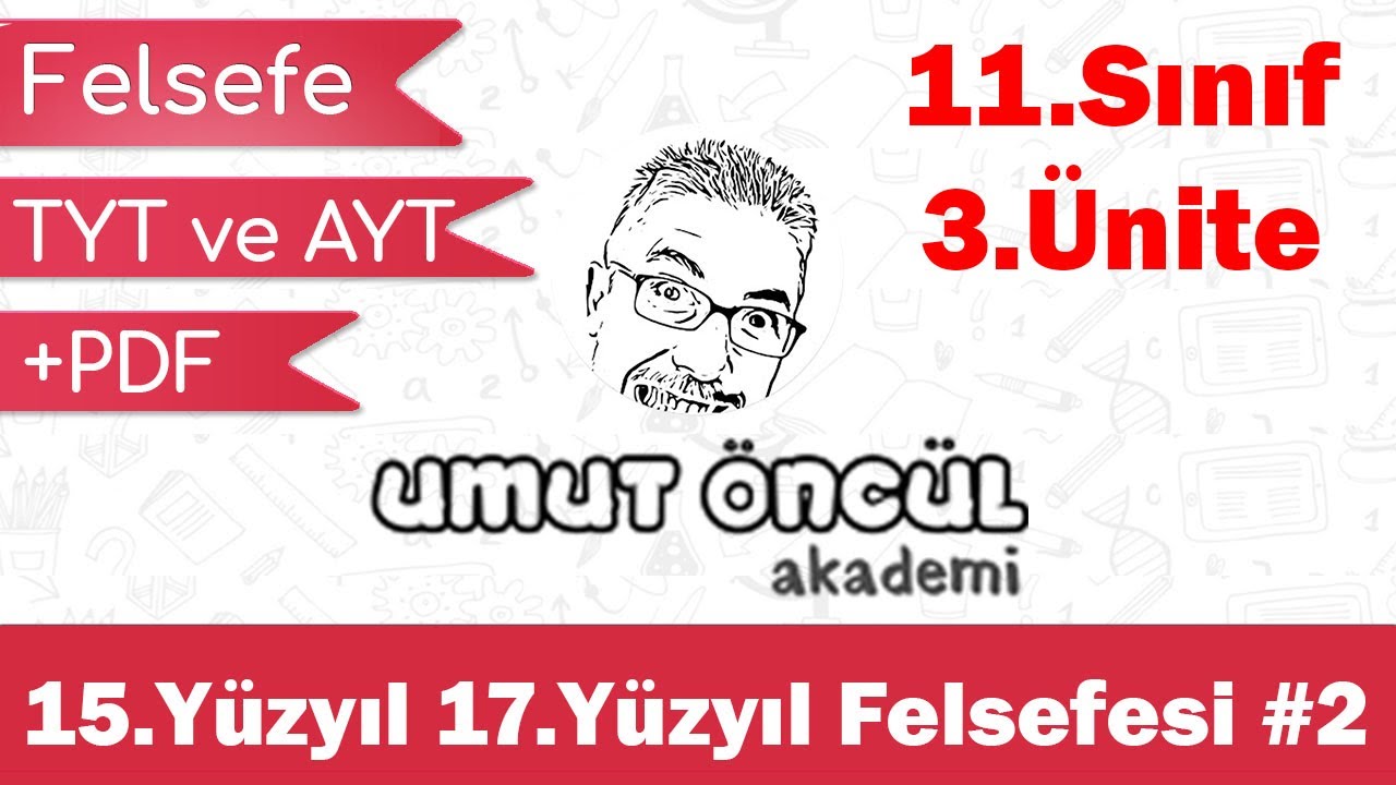 Felsefe | 11.Sınıf | 3.Ünite | 15.Yüzyıl 17.Yüzyıl Felsefesi #2 | +PDF