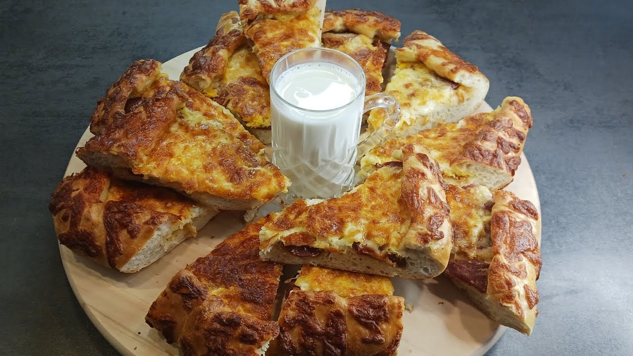 sucuklu pide👌ayran ile miss‼️