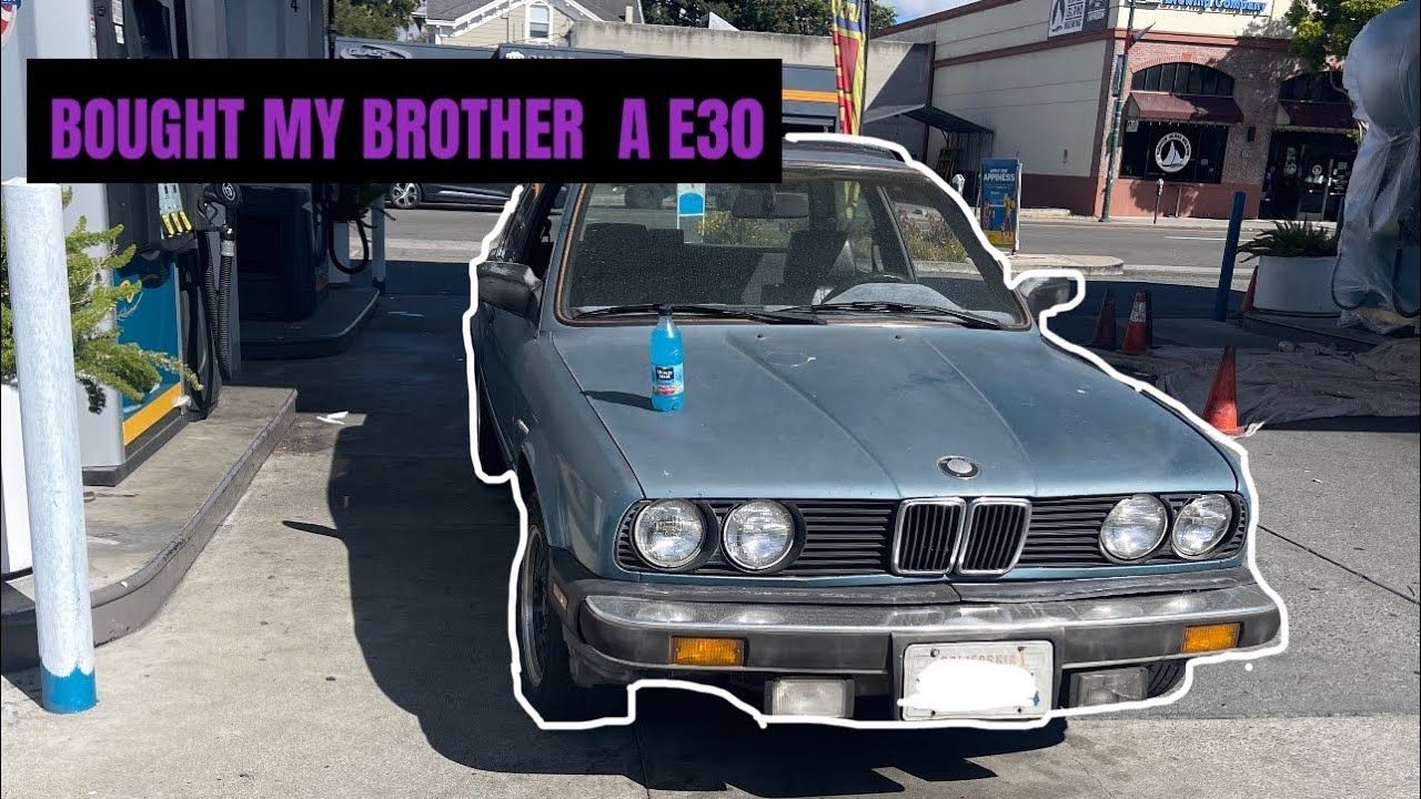 Bought My Brother A BMW E30 And Did The First Mod