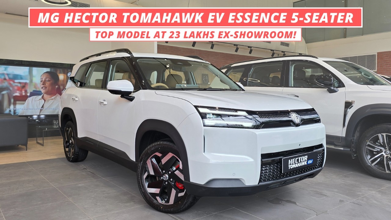 New MG Hector Tomahawk EV Essence 5 seater Walkaround | MG Hector Tomahawk EV 5 seater