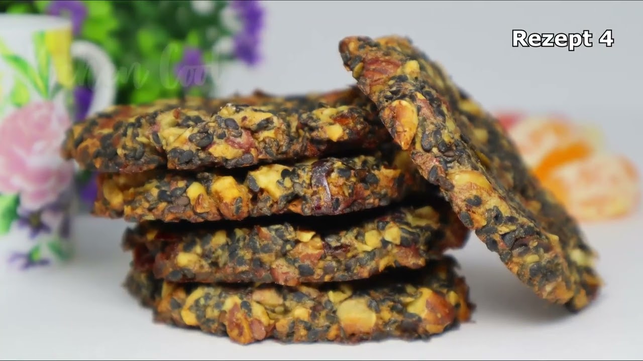 🔥🔥🔥5 Lieblingskekse mit Sesam  Diese Rezepte sollte jede Hausfrau haben