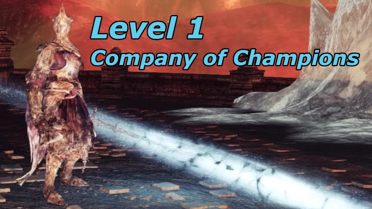 Dark Souls 2 - Burnt Ivory King SL1 CoC (Level 1, Company of Champions)