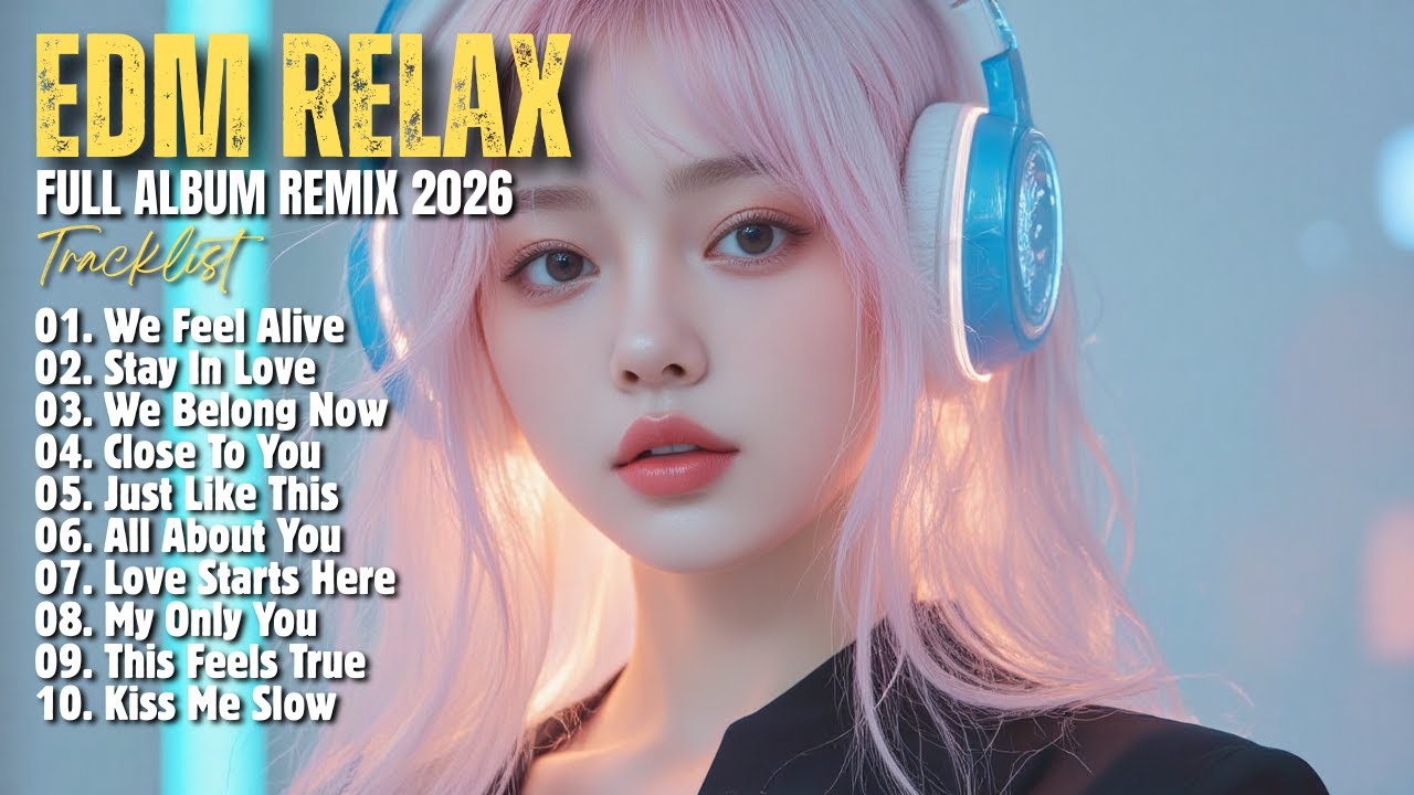 EDM RELAX 🎧 || KISS ME SLOW || NEW FULL ALBUM REMIX 2026