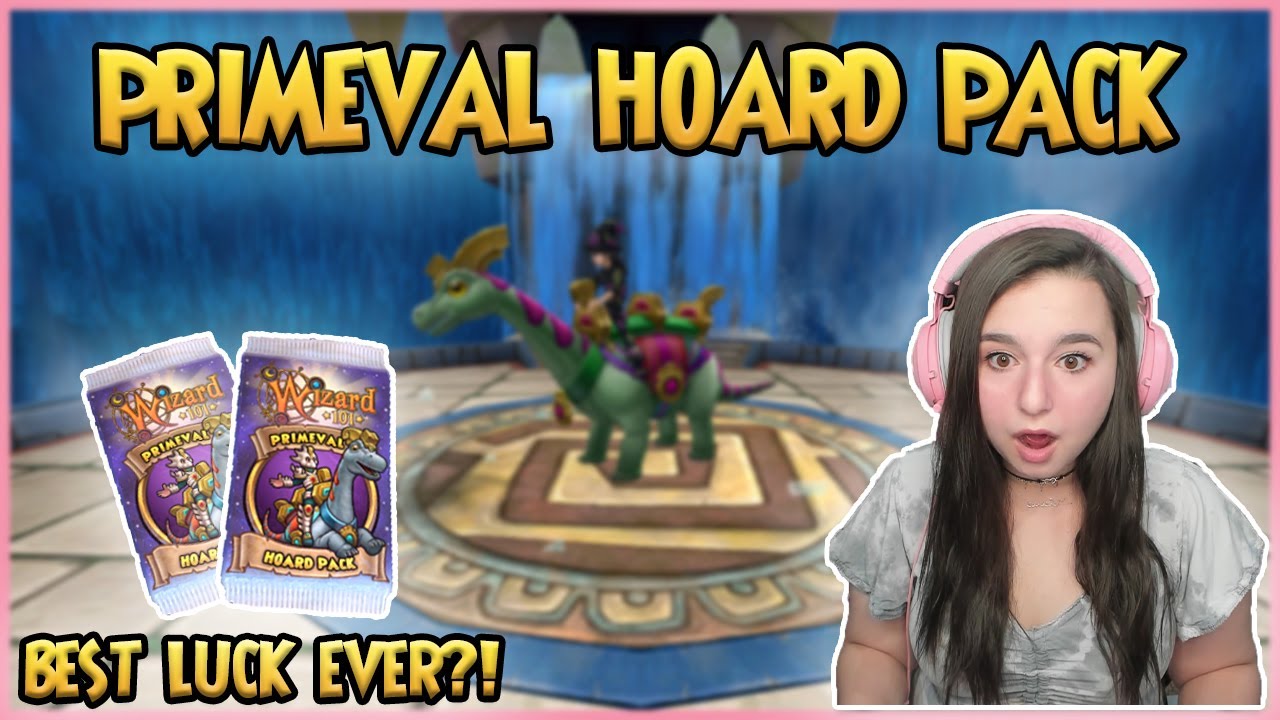 PRIMEVAL HOARD PACK OPENING | Best Luck Ever! - Wizard101 🔮