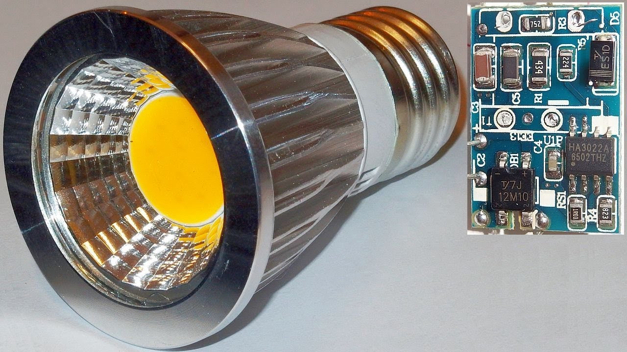 Spotlight COB LED teardown (with schematic)