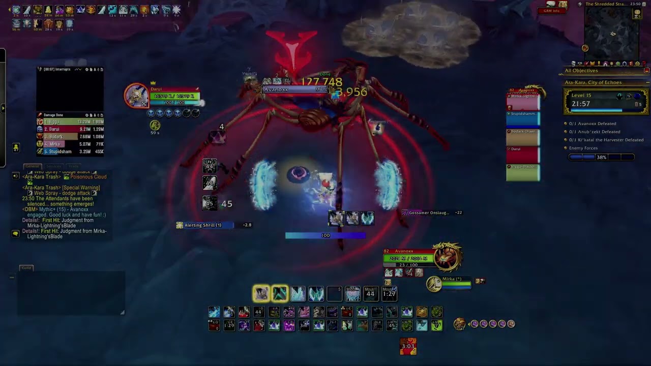 A'ra Kara Mythic+ 15 - Frost DK POV (Darui)