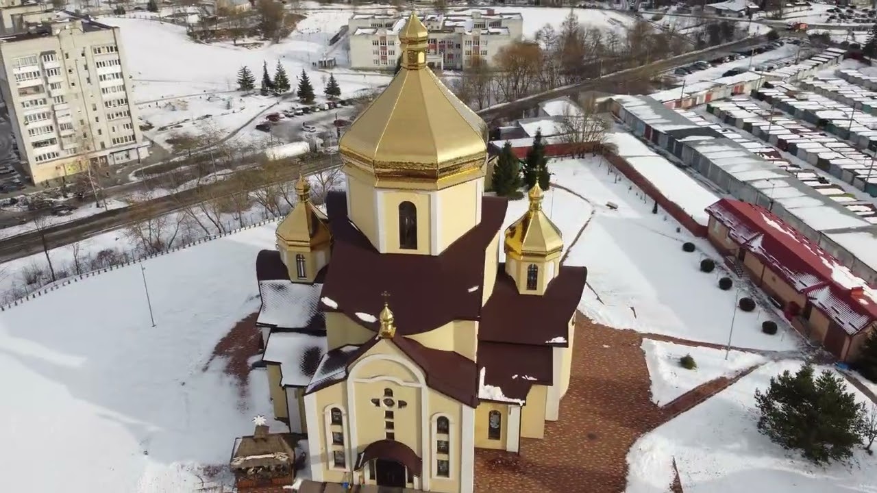 Relaxing Drone video, Lviv