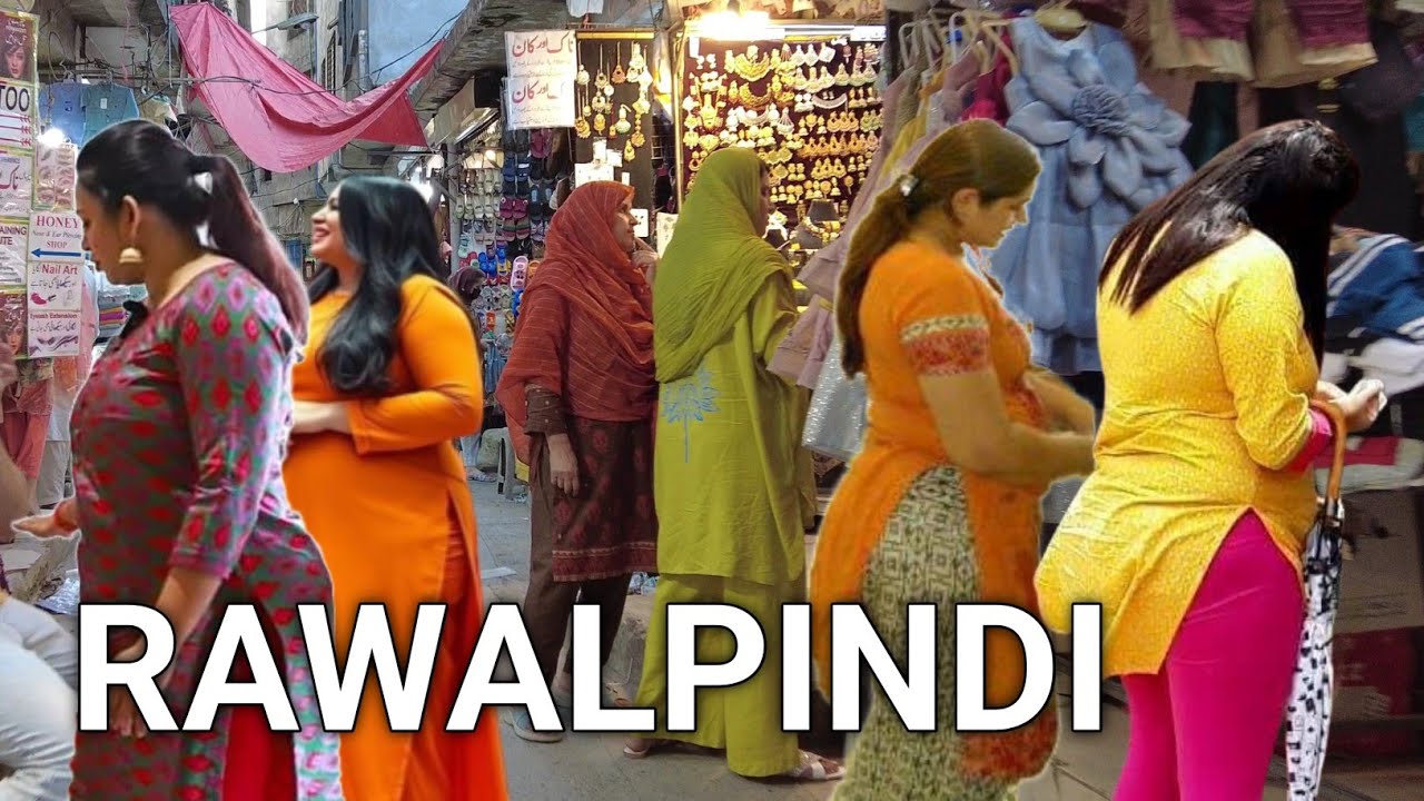 🇵🇰Commercial Market Rawalpindi 2025 | Local Bazaar Walking | 4K (Full Tour)