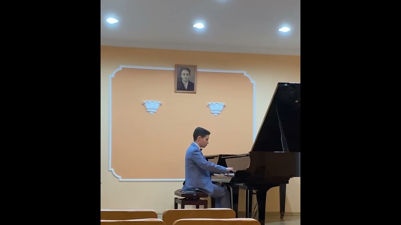 Й.С.Бах. Двоголосна інвенція A-Dur, Ф. Богданов 
