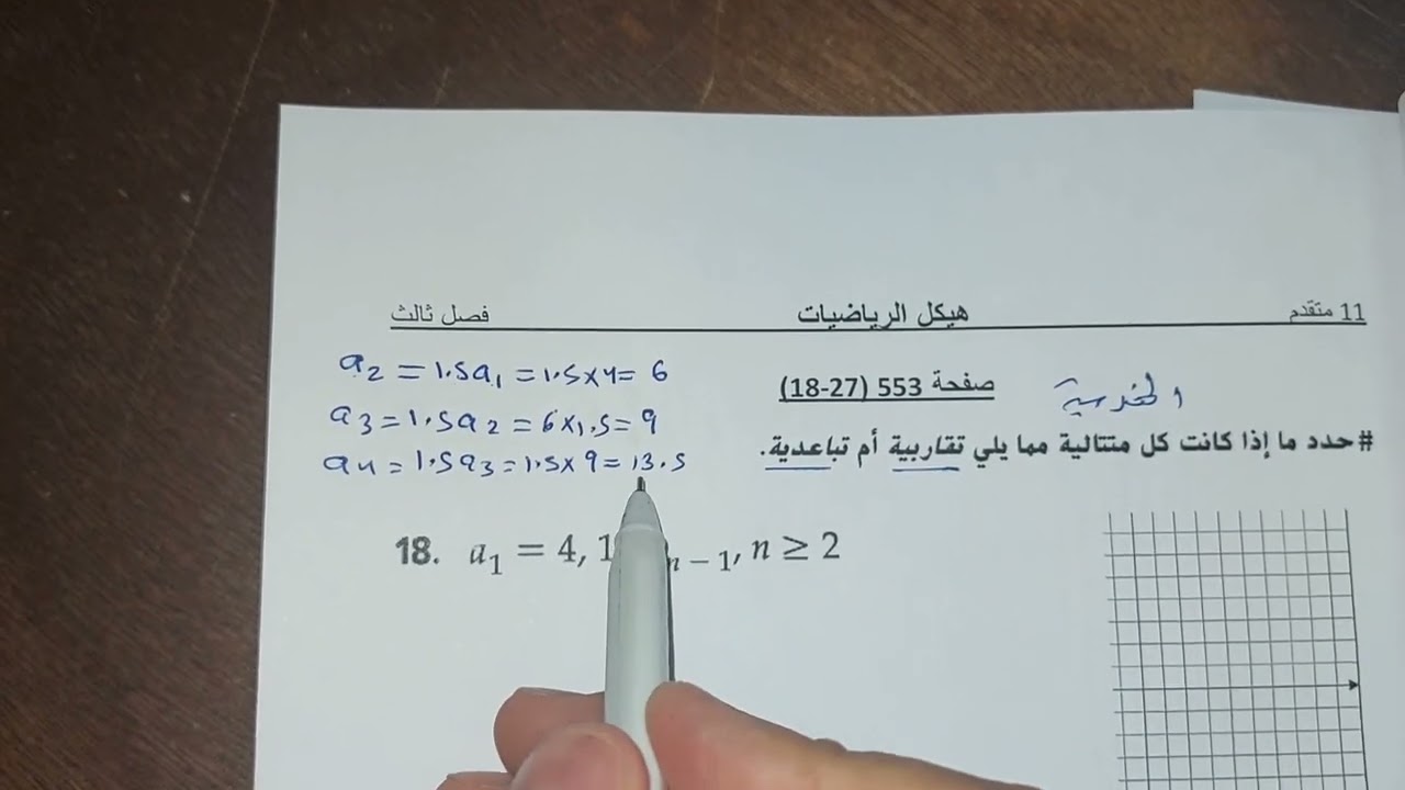 هيكل رياضيات 11 متقدم..ف3 . الجزء 2. أ.محمد ميرة