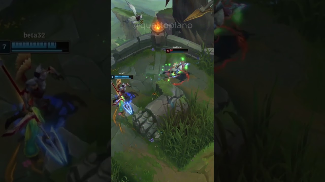 Como que o Top 1 Quinn do Brasil joga ! #leagueoflegends #quartoplano #paravoce #quinn