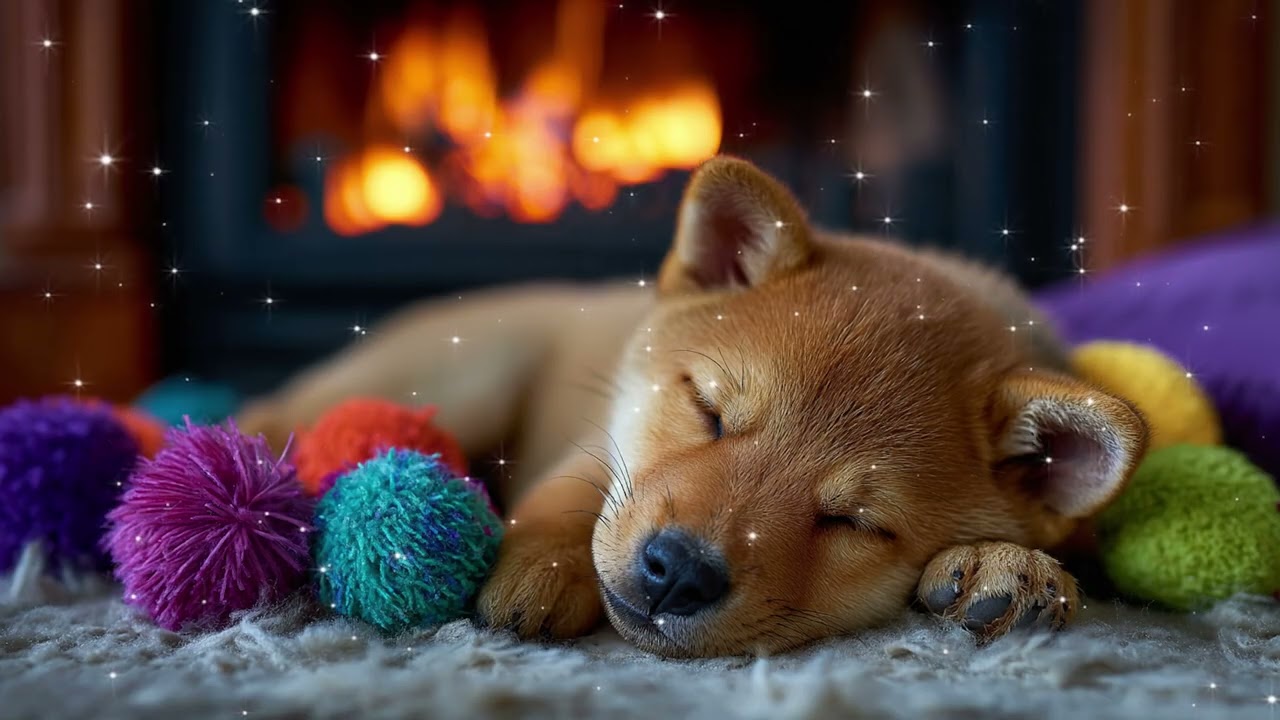 Relaxing Music for Dogs to Sleep 🐶 Comfortable Night Sounds 🎵 Psychological Calm & Stress Relief