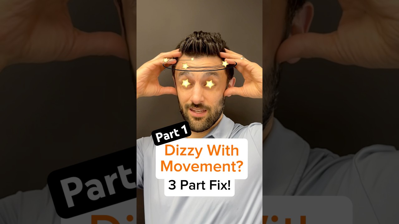 Part 1 - Dizziness with Head Turns&hellip; Try these movements!!! #vertigo #dizziness