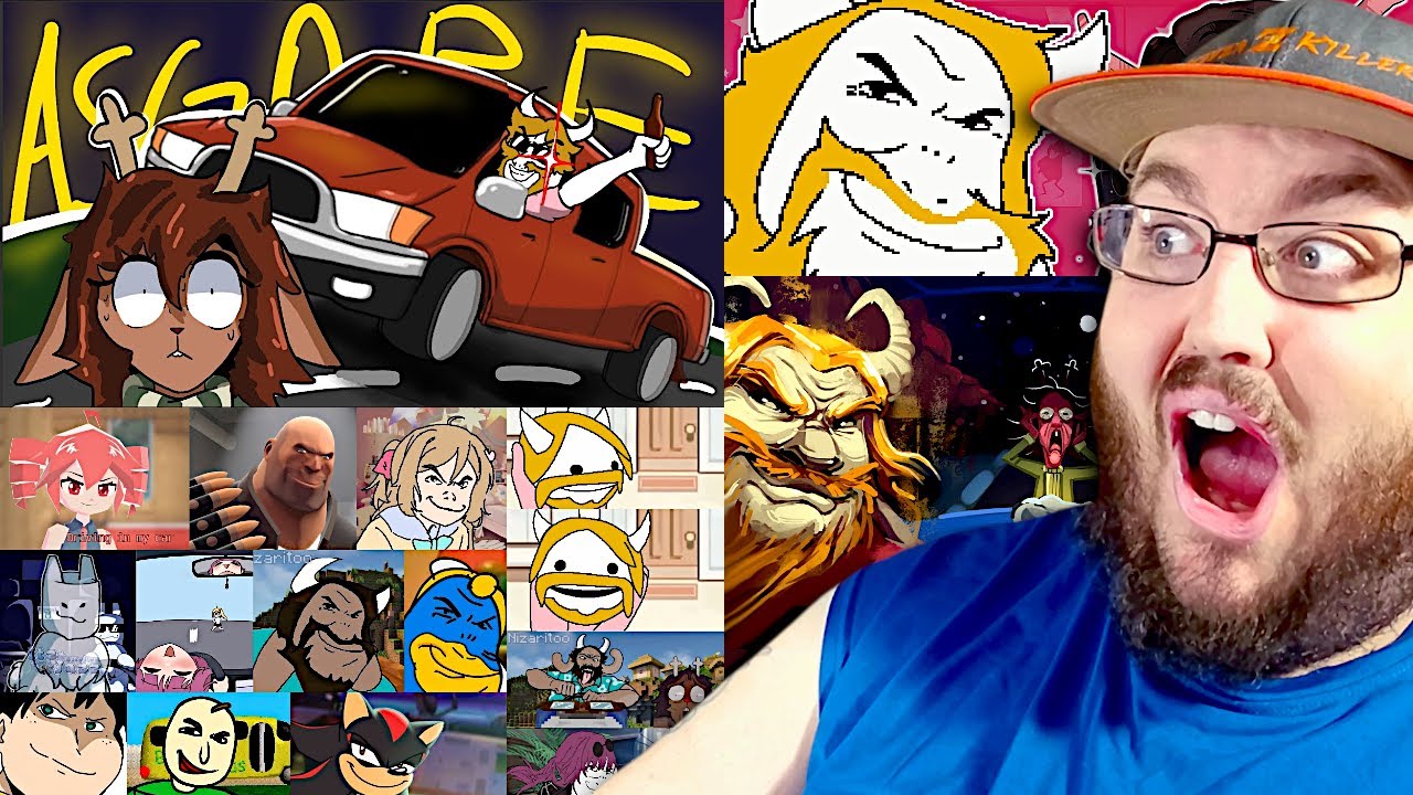 Asgore Runs Over Dess With Lyrics REANIMATED Driving After A Beer | Asgore Vs Dess Version REACTION!