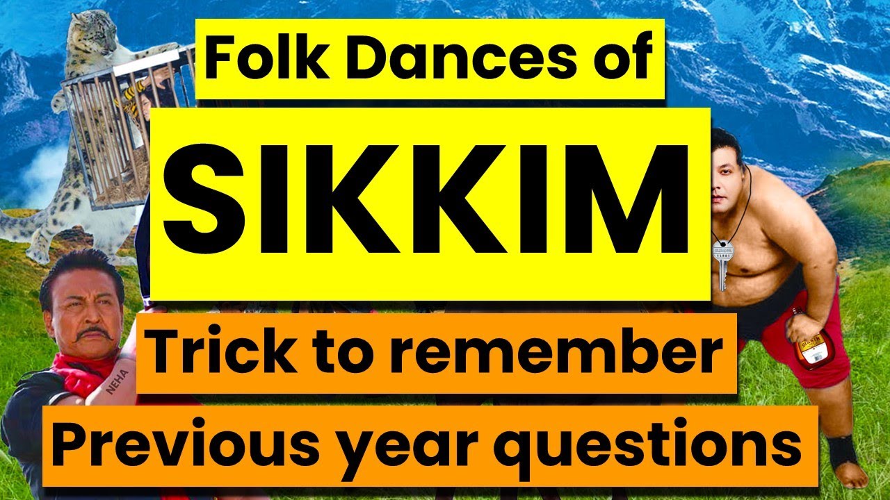 Folk Dances Of India (Mnemonics Series) I SIKKIM I SSC Static GK I Simplicrack