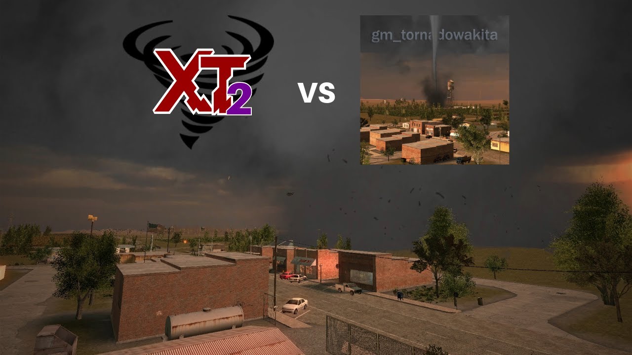 Garry's Mod: XTwisters 2 VS Gm_TornadoWakita Full EF Scale