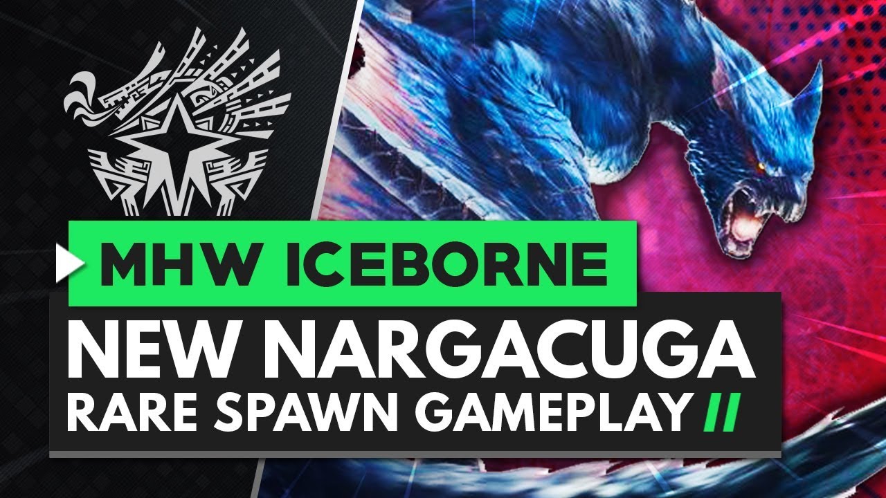 Monster Hunter World Iceborne | New NARGACUGA Gameplay - Secret Rare Spawn!