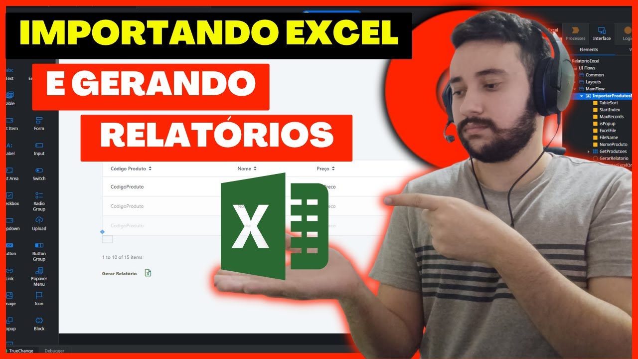COMO IMPORTAR EXCEL E GERAR RELATÓRIOS EM OUTSYSTEMS