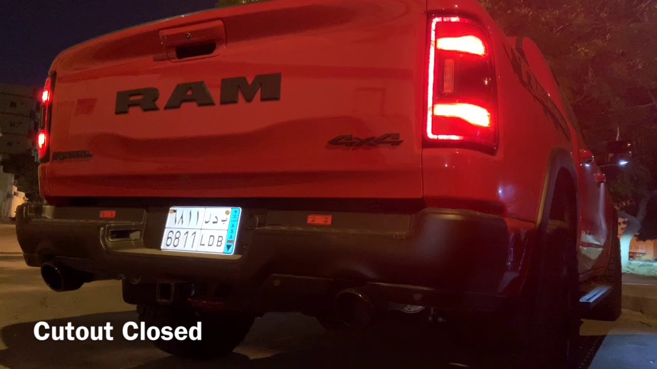 2019 Ram Rebel Electronic Exhoust Cutout