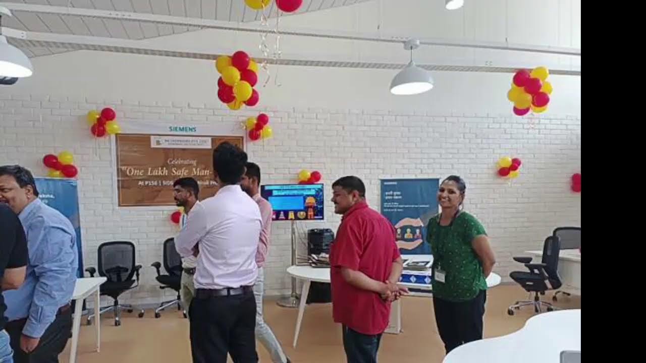 RK INTERIORS PVT LTD | One Lakh Safe Man Hours -Siemens Airoli Project