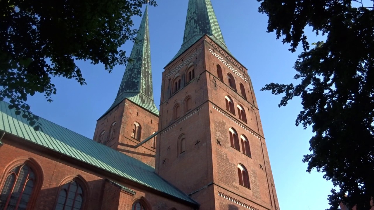 Lübecker Dom Sonntagseinläuten (+ Herz Jesu Kirche )