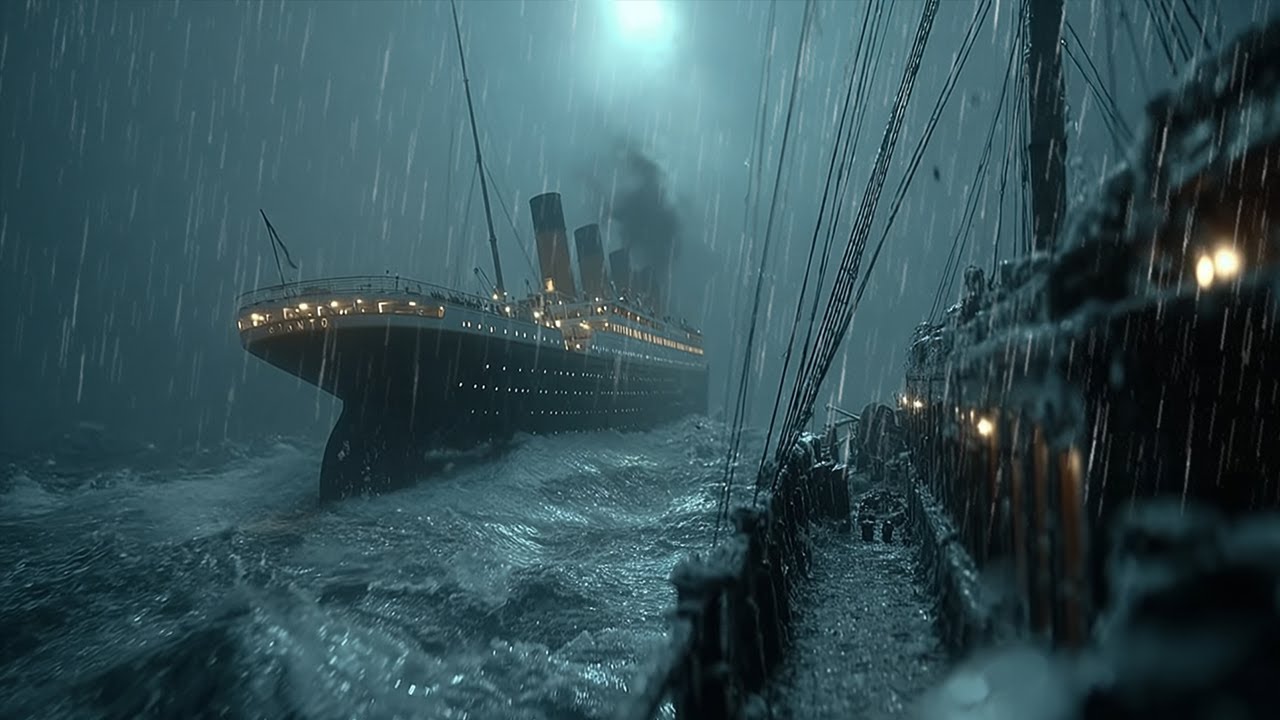 Fall Asleep Fast in 3 Minutes with Torrential Rain on a Ship & Powerful Thunder Sounds at Night
