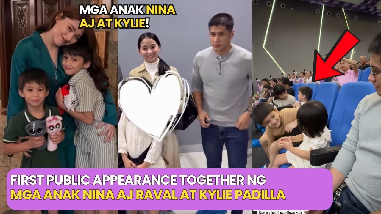 FIRST PUBLIC APPEARANCE ng mga ANAK nina AJ RAVAL at KYLIE PADILLA na MAGKAKASAMA! ANG BABAIT NILA!
