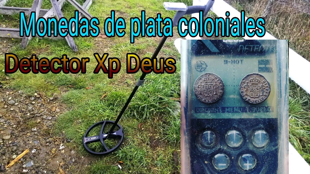 Monedas coloniales, Carolus, medallas, hallazgos con Xp Deus! Deteccion Metalica