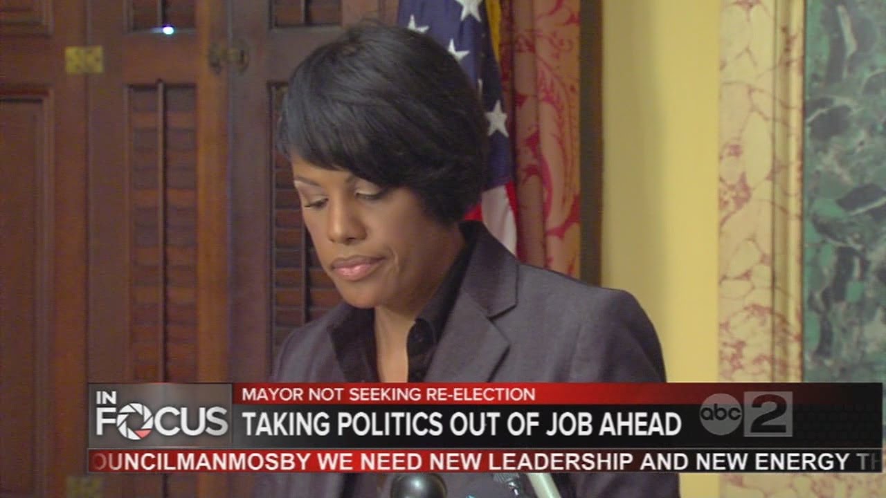 Baltimore Mayor won't seek re-election, focuses instead on governing during Freddie Gray trials