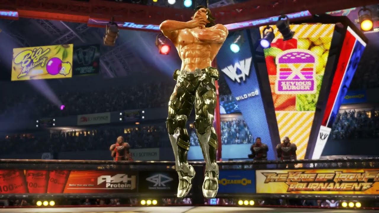 Practice Video (Devil Jin win pose on Lars Tekken 7 male ryona)