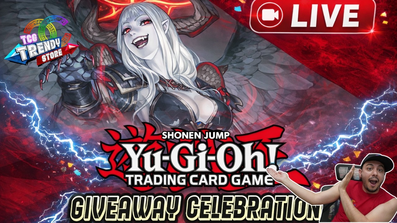 ¡GIVEAWAY DE 2K SUBS CON TORNEO DE YU-GI-OH EN TRENDY STORE! 🥳🥳🥳