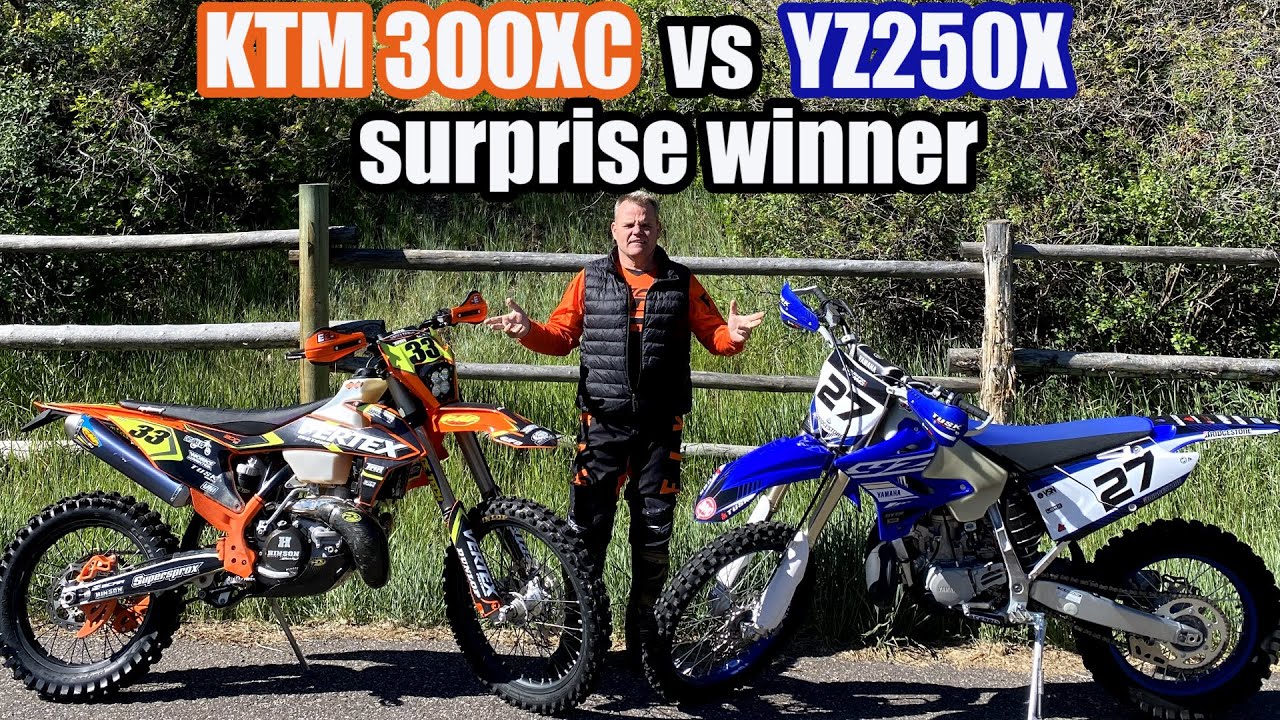 KTM 300XC vs Yamaha YZ250X on the Trails #KTM300XC #YamahaYZ250X #2-Stroke