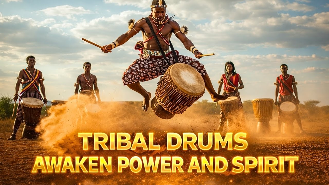 🔥 Ancient Tribal Drums Awaken the Spirit ✨ Powerful Rhythms of Timeless Energy