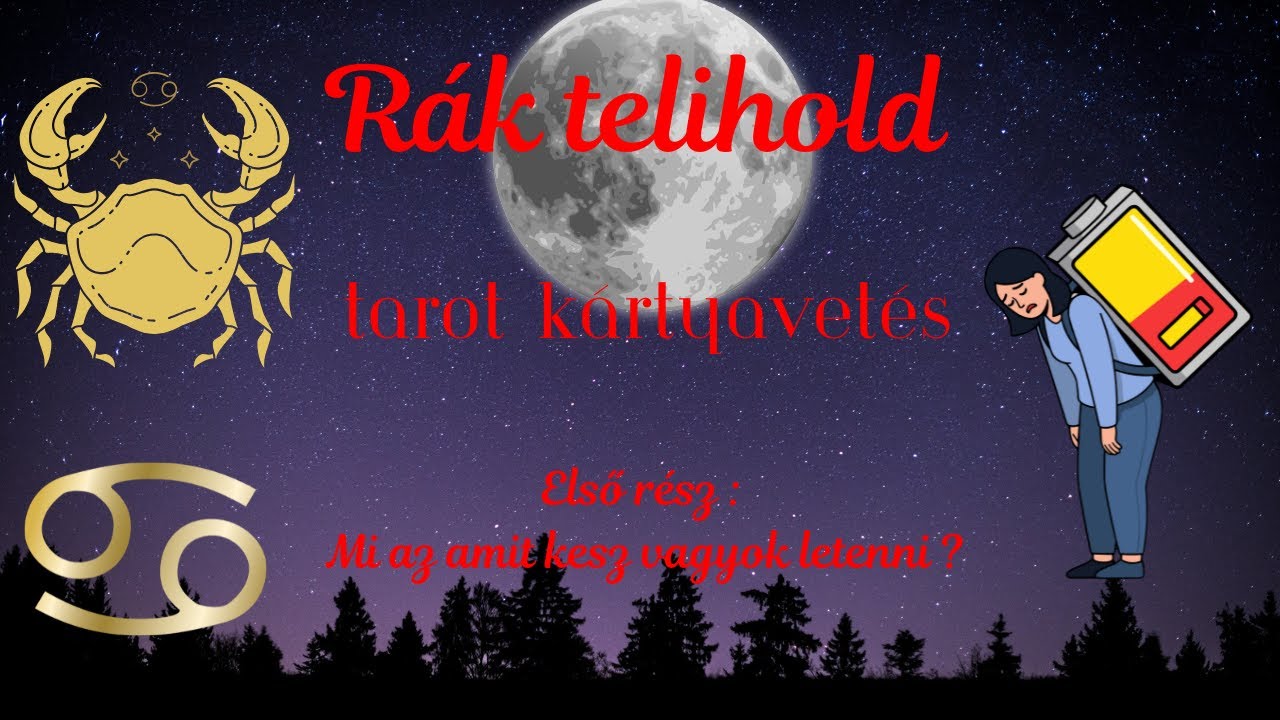 Telihold kártyavetés -  január 3 - a Rák jegyében