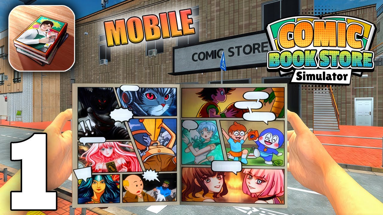 Comic Book Store Simulator Mobile Gameplay Walkthrough Part 1 (iOS, Android)