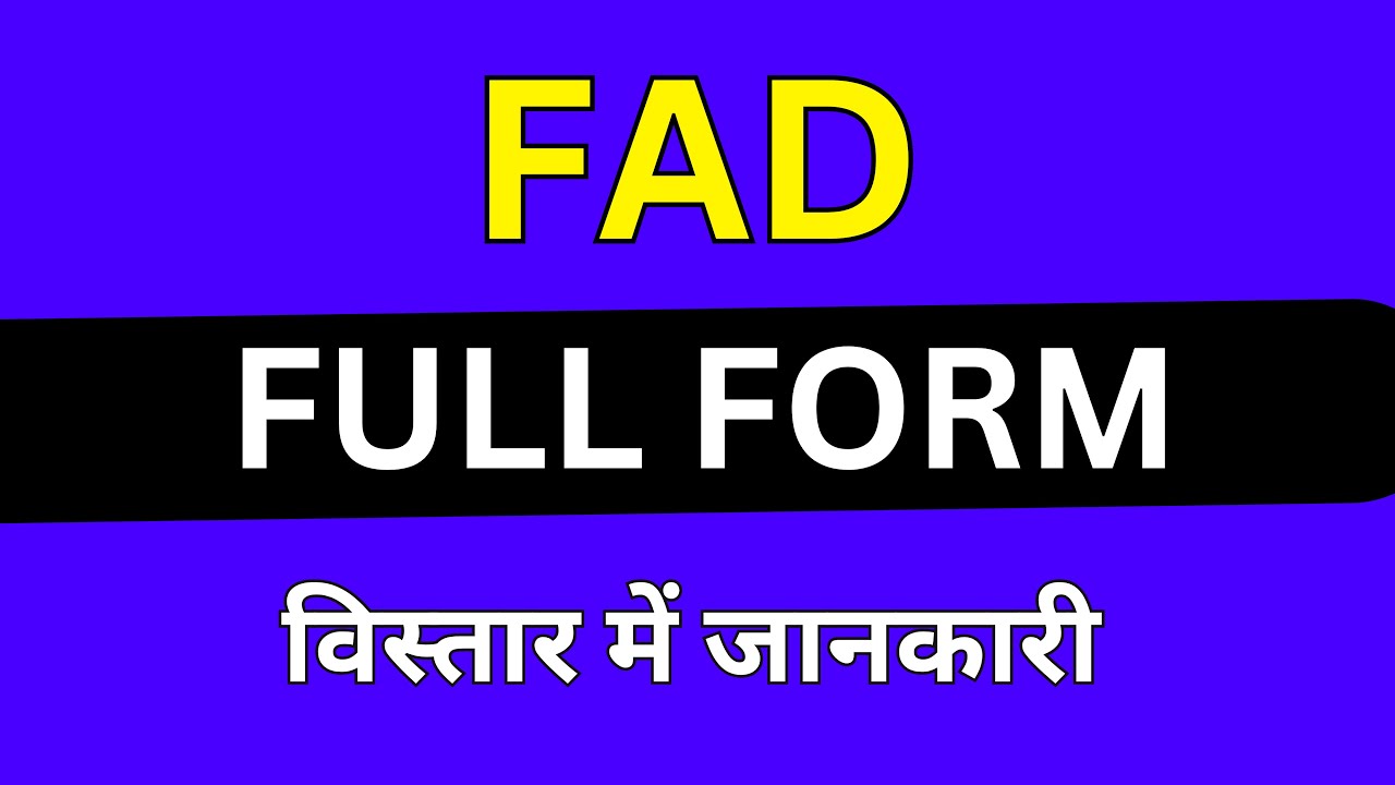 FAD full form in Medical