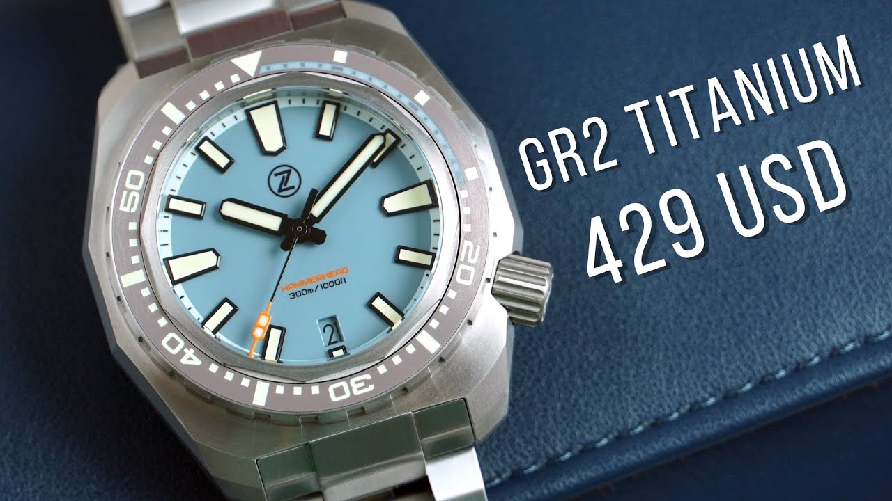 The New Zelos Hammerhead V3 Ti is the Titanium Dive Watch You Need!