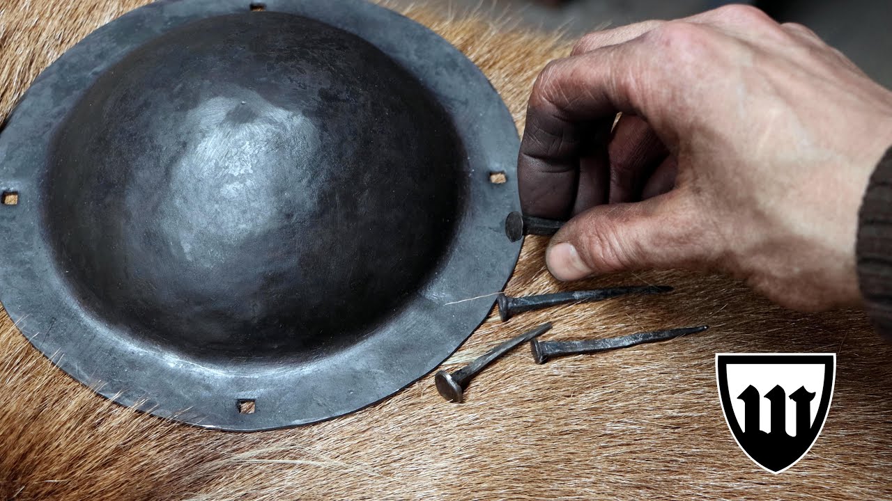 Making a Viking shield, part 1, forging the shield boss.