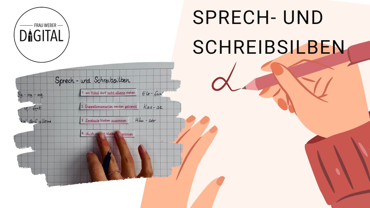 Sprech  und Schreibsilben - das ist der Unterschied.