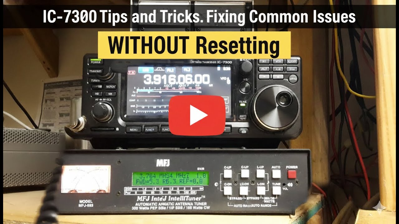 Советы и рекомендации по использованию Icom IC-7300 — распространенные проблемы и сохранение/пере...
