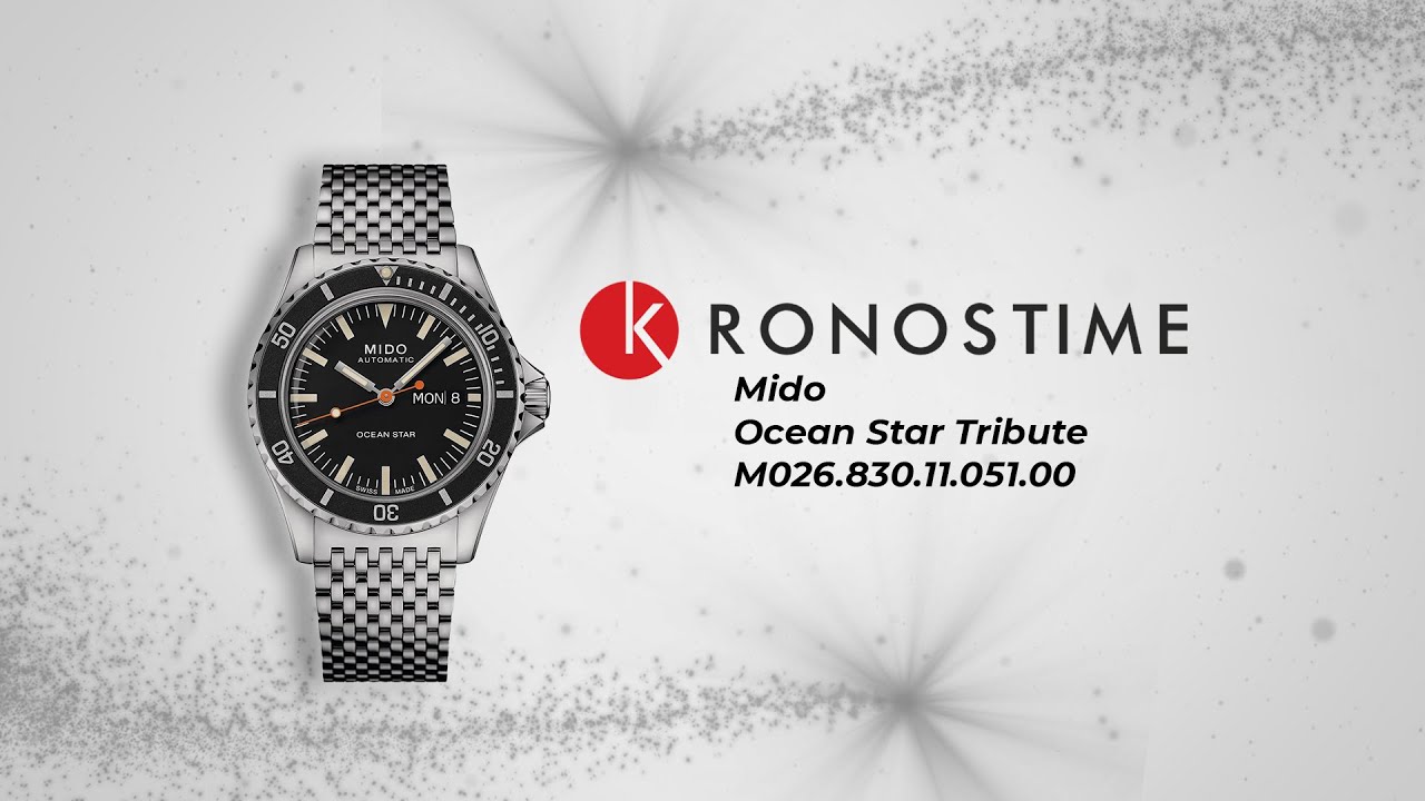 Mido Ocean Star Tribute M026.830.11.051.00 (M0268301105100) обзор часов - KronosTime.RU
