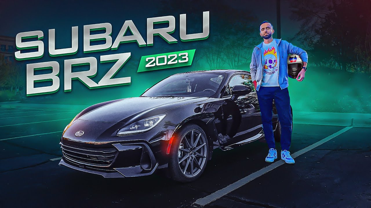 Subaru BRZ Limited 2023 &mdash; городской горячий карт. Как в США повернуть направо на красный свет.