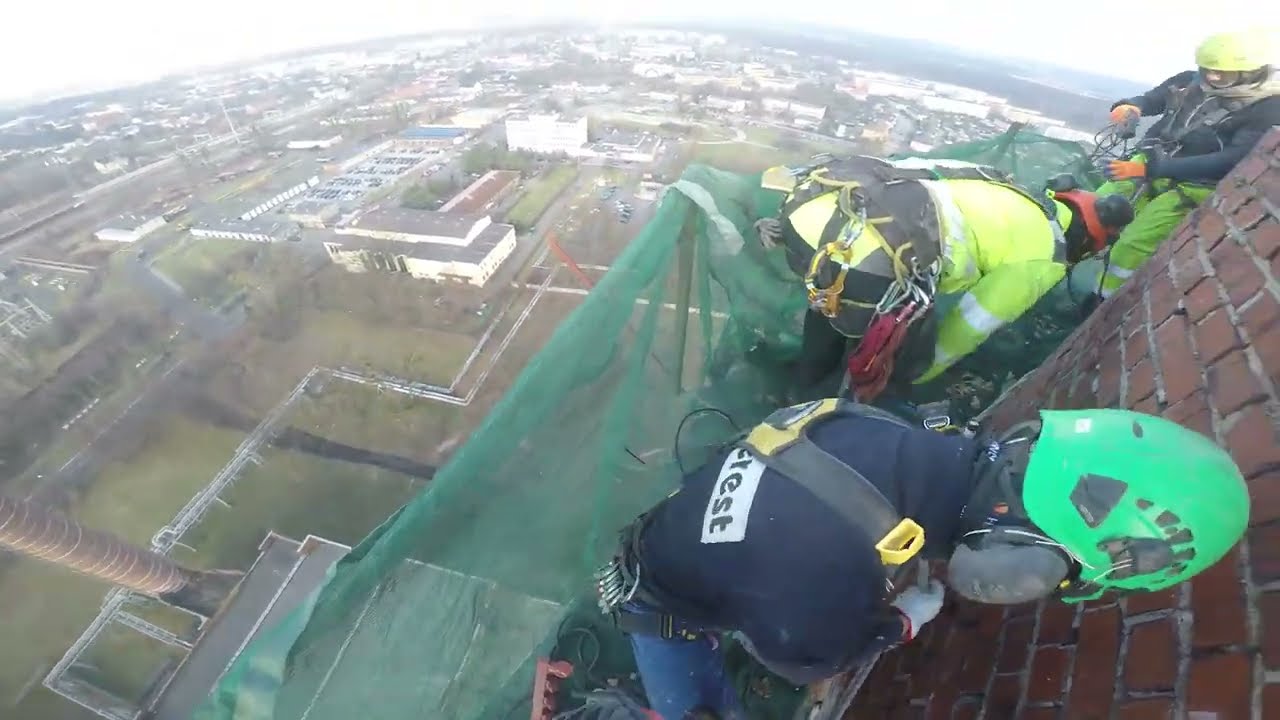 Remont komina ceramicznego  H- 115m