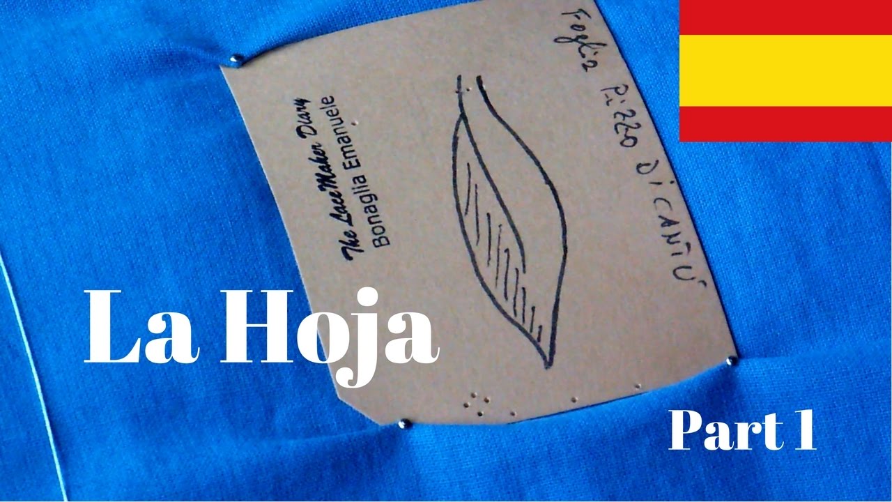 Encaje de Bolillos | Hoja de Cantù - parte 1