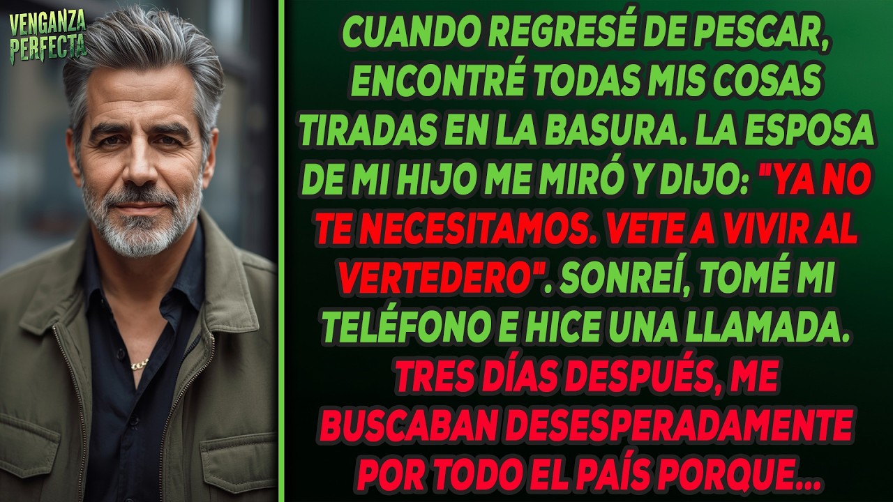 Mi hijo y su esposa tiraron todas mis cosas a la basura y me echaron: tres días después …