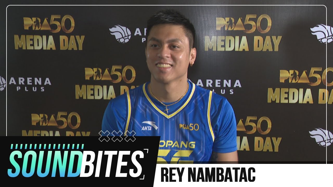 PBA Media Day | TNT's Rey Nambatac | SOUNDBITES