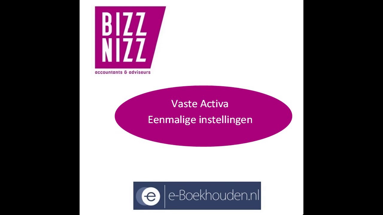 08 e Boekhouden Vaste Activa