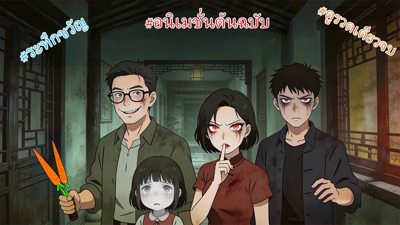 ครอบครัววิปริต: อย่ามาบ้านฉัน #อนิเมชั่นต้นฉบับ #ระทึกขวัญ #อ่านสนุก #ดูรวดเดียวจบ