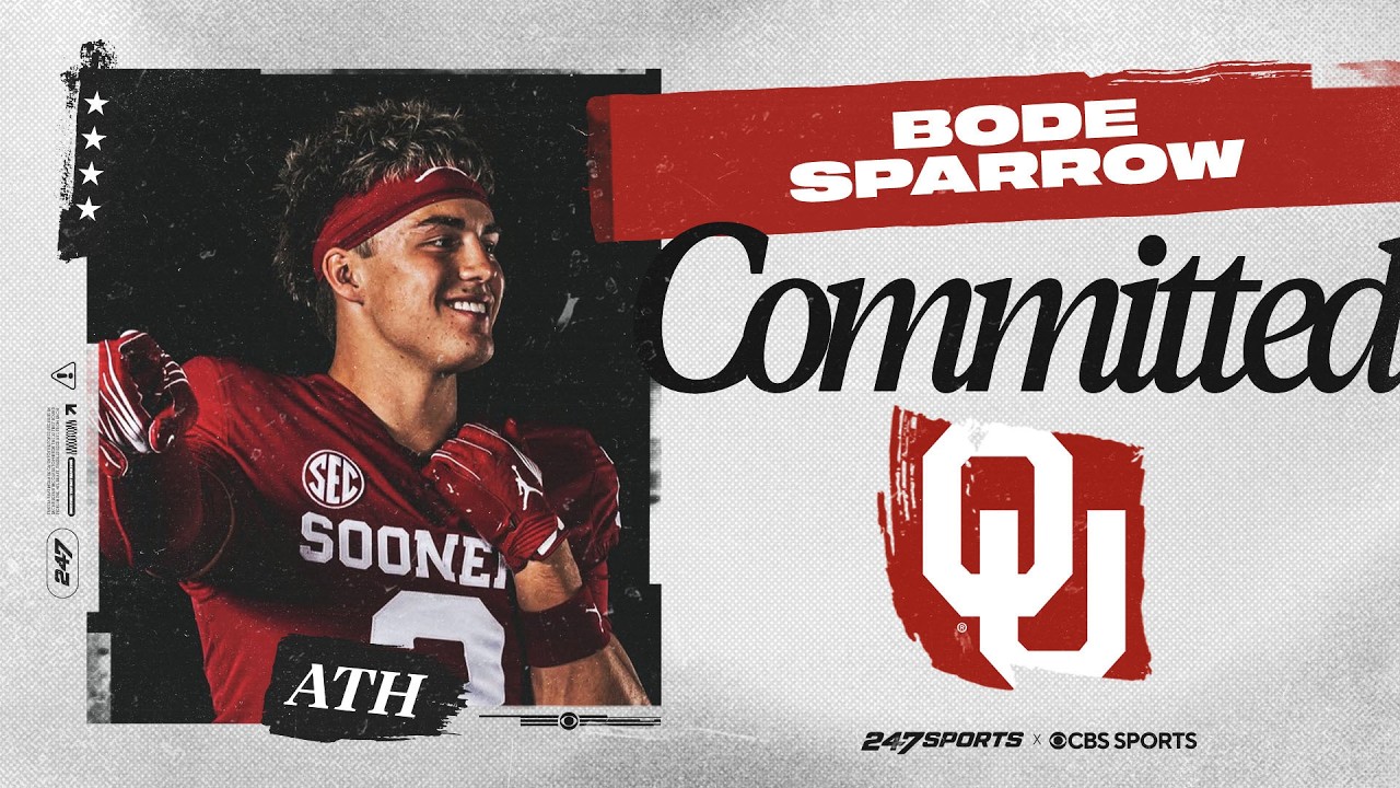 WATCH: 4-star ATH Bode Sparrow commits to Oklahoma Sooners | No. 82 Overall