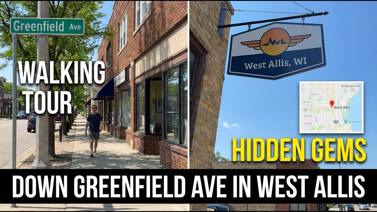 Walking Down Greenfield Avenue in West Allis, Wisconsin